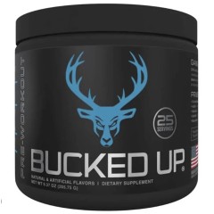 BUCKED UP, PREMIUM Pre-Workout, предтренировочная добавка, вкус Blue Raz (Голубая малина), 265,75 г (25 порций)